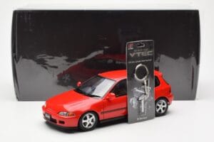 Honda Civic EG6 VTEC レッド LCD 1:18 LCD18018-RE メタル - 画像 11/11
