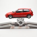 Honda Civic EG6 VTEC レッド LCD 1:18 - image 6 of 11