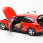 Honda Civic EG6 VTEC レッド LCD 1:18 - image 8 of 11