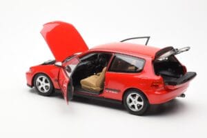 Honda Civic EG6 VTEC レッド LCD 1:18 LCD18018-RE メタル - 画像 8/11