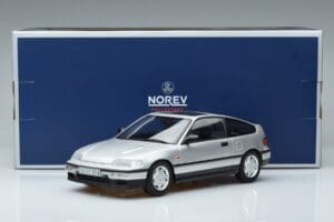 Honda CRX EF シルバー Norev 1:18 188011 メタル - 画像 6/6