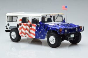 Hummer H1 General Gore-Lieberman USA 2000 Exoto 1:18 EX01807 メタル - 画像 5/7