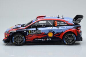 Hyundai i20 Coupe WRC #9 S. Loeb / I. Galmiche Rally Monte Carlo 2020 IXO 1:18 18RMC067B メタル - 画像 3/6