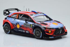 Hyundai i20 Coupe WRC #9 S. Loeb / I. Galmiche Rally Monte Carlo 2020 IXO 1:18 18RMC067B メタル - 画像 4/6