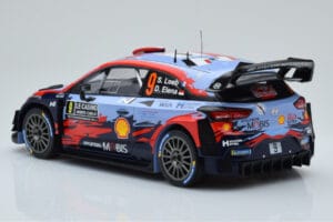 Hyundai i20 Coupe WRC #9 S. Loeb / I. Galmiche Rally Monte Carlo 2020 IXO 1:18 18RMC067B メタル - 画像 5/6