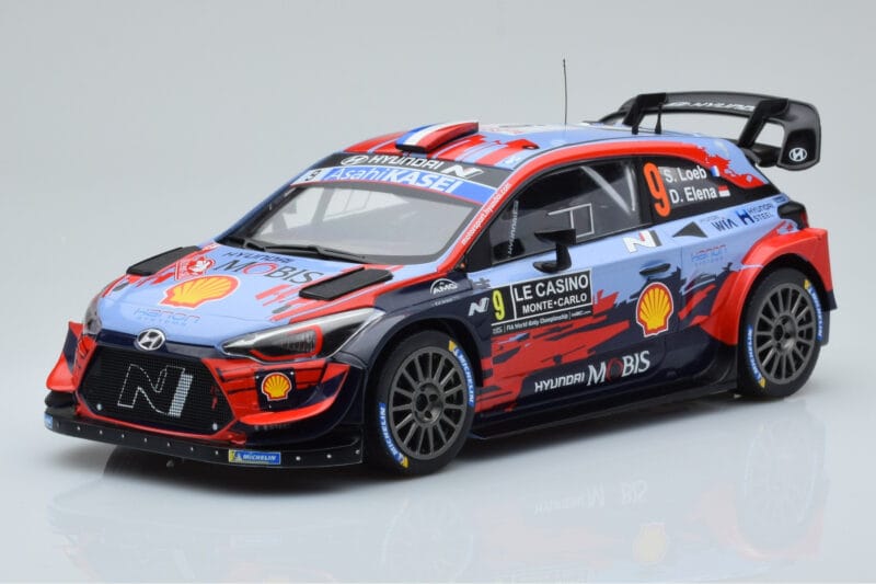 Hyundai i20 Coupe WRC #9 S. Loeb / I. Galmiche Rally Monte Carlo 2020 IXO 1:18