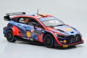 Hyundai i20 N Rally1 #11 T. Neuville / M. Wydaeghe Rally Monte Carlo 2022 IXO 1:18 18RMC112 メタル - 画像 4/6