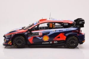 Hyundai i20 N Rally1 #11 T. Neuville / M. Wydaeghe Rally Monte Carlo 2023 IXO 1:18 18RMC153A メタル - 画像 3/6
