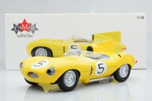 Jaguar D-Type #5 Ecurie Nationale Belge 24 Hours of Le Mans 1956 CMR 1:18 CMR143 メタル - 画像 6/6