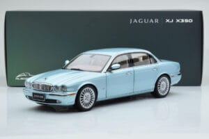 Jaguar XJ6 X350 Seafrost ライトブルー Almost Real 1:18 810503 メタル - 画像 11/11