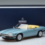 Jaguar XJS V12 コンバーチブル ライトブルー メタリック Norev 1:18 182635 メタル - image 6 of 6