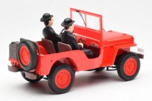 Jeep Willys Tintin 2 フィギュア UT Models 1:18 180150000 メタル - 画像 2/6