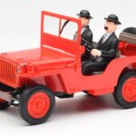 Jeep Willys Tintin 2 フィギュア UT Models 1:18