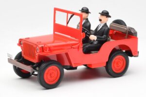 Jeep Willys Tintin 2 フィギュア UT Models 1:18