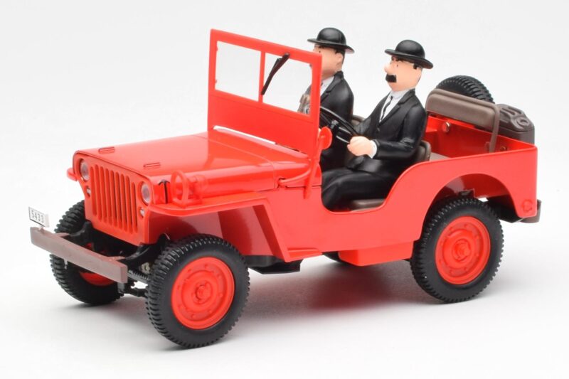 Jeep Willys Tintin 2 フィギュア UT Models 1:18