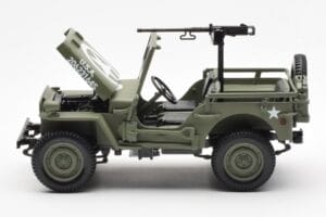 Jeep Willys MB US Army D-Day 1944 Norev 1:18 189016 メタル - 画像 6/10
