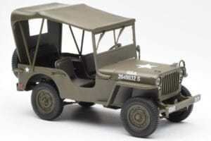 Jeep Willys キャンバストップ UT Models 1:18 180149002 メタル - 画像 4/6