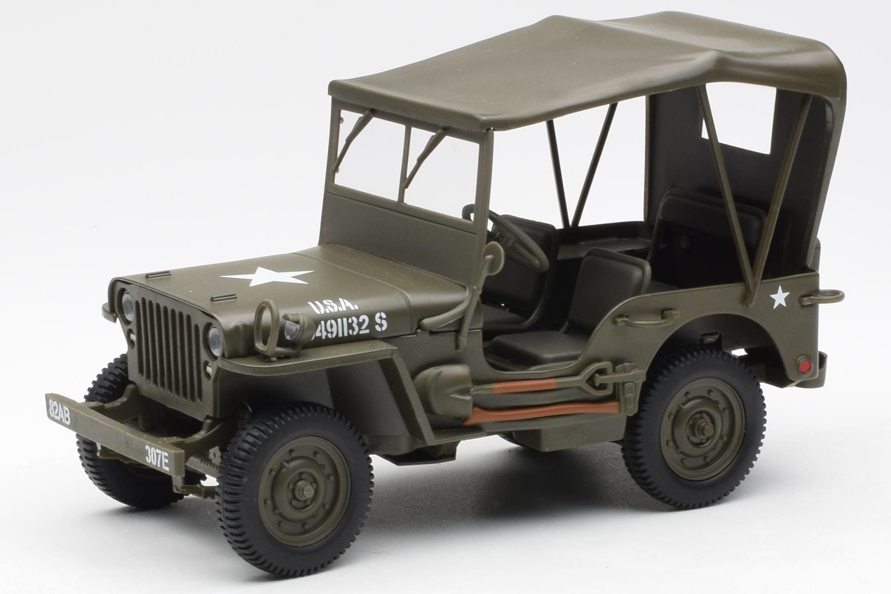 Jeep Willys キャンバストップ UT Models 1:18 180149002 メタル