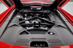 Lamborghini Aventador LP700-4 アンドロメダレッド AUTOart 1:18 74669 メタル - 画像 9/10
