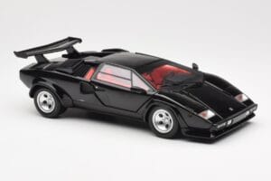 Lamborghini Countach LP 5000 Quattrovalvole ブラック Kyosho 1:18 08320BK メタル - 画像 6/8