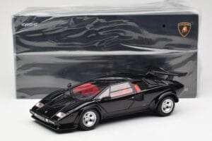 Lamborghini Countach LP 5000 Quattrovalvole ブラック Kyosho 1:18 08320BK メタル - 画像 8/8