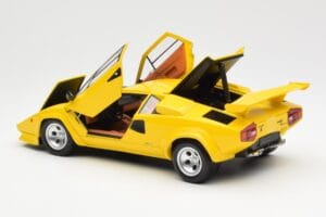 Lamborghini Countach LP 5000 Quattrovalvole イエロー Kyosho 1:18 08320Y メタル - 画像 5/8