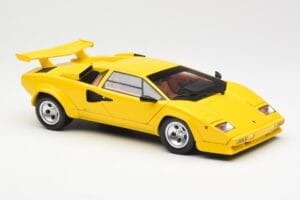 Lamborghini Countach LP 5000 Quattrovalvole イエロー Kyosho 1:18 08320Y メタル - 画像 6/8