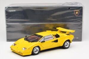 Lamborghini Countach LP 5000 Quattrovalvole イエロー Kyosho 1:18 08320Y メタル - 画像 8/8