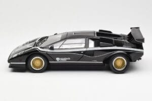 Lamborghini Countach LP 500R ブラック Kyosho 1:18 08320C メタル - 画像 4/8