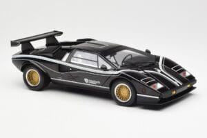 Lamborghini Countach LP 500R ブラック Kyosho 1:18 08320C メタル - 画像 6/8