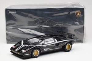 Lamborghini Countach LP 500R ブラック Kyosho 1:18 08320C メタル - 画像 8/8