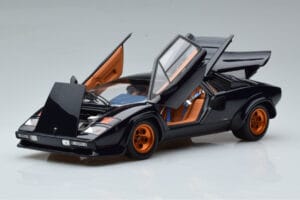 Lamborghini Countach LP500S Walter Wolf ダークブルー Kyosho 1:18 08320D メタル - 画像 2/11