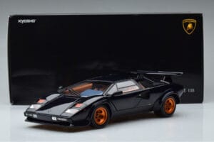 Lamborghini Countach LP500S Walter Wolf ダークブルー Kyosho 1:18 08320D メタル - 画像 11/11