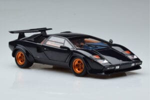 Lamborghini Countach LP500S Walter Wolf ダークブルー Kyosho 1:18 08320D メタル - 画像 6/11