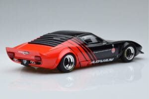 Lamborghini Miura LB Works Liberty Walk Advan GT Spirit 1:18 KJ033 レジン - 画像 2/6