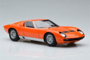 Lamborghini Miura SV オレンジ AUTOart 1:18 74542 メタル - 画像 6/8