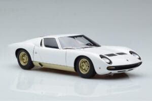 Lamborghini Miura SV ホワイト AUTOart 1:18 74544 メタル - 画像 6/8