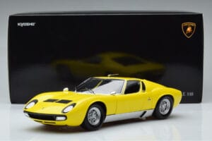 Lamborghini Miura SV イエロー Kyosho 1:18 08317Y メタル - 画像 11/11