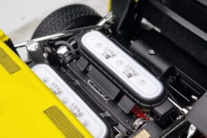 Lamborghini Miura SV イエロー Kyosho 1:18 08317Y メタル - 画像 9/11