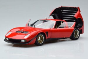 Lamborghini Miura SVR レッド Kyosho 1:18 08319RBK メタル - 画像 2/9