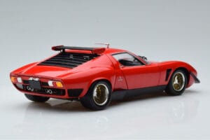 Lamborghini Miura SVR レッド Kyosho 1:18 08319RBK メタル - 画像 3/9