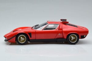 Lamborghini Miura SVR レッド Kyosho 1:18 08319RBK メタル - 画像 5/9