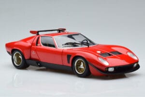 Lamborghini Miura SVR レッド Kyosho 1:18 08319RBK メタル - 画像 6/9