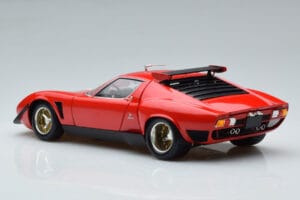Lamborghini Miura SVR レッド Kyosho 1:18 08319RBK メタル - 画像 7/9