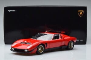 Lamborghini Miura SVR レッド Kyosho 1:18 08319RBK メタル - 画像 9/9