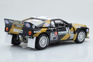 Lancia 037 ESSO #3 F. Tabaton Rally Targa Florio 1985 Kyosho 1:18 08306H メタル - 画像 4/8