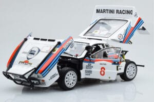 Lancia 037 Martini #8 A. Bettega / M. Perissinot Safari Rally 1985 Kyosho 1:18 08306J メタル - 画像 2/8
