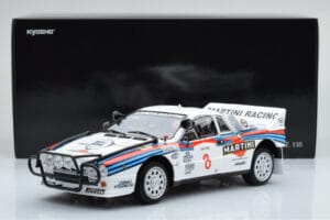 Lancia 037 Martini #8 A. Bettega / M. Perissinot Safari Rally 1985 Kyosho 1:18 08306J メタル - 画像 8/8
