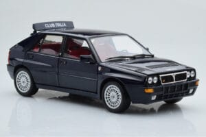 Lancia Delta HF Integrale Club Italia ブルー Kyosho 1:18 08343SC メタル - 画像 6/8