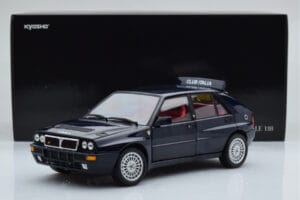 Lancia Delta HF Integrale Club Italia ブルー Kyosho 1:18 08343SC メタル - 画像 8/8